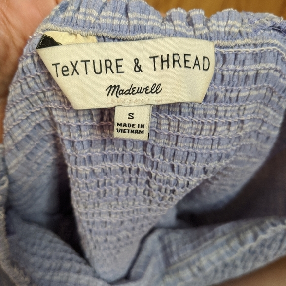 Madewell Texture and Thread tank - Picture 5 of 6